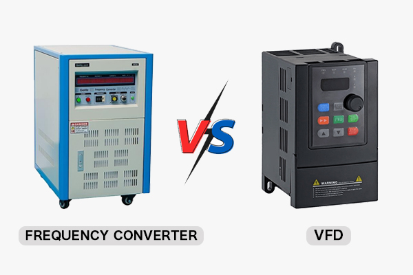 Frequency converter vs. VFD